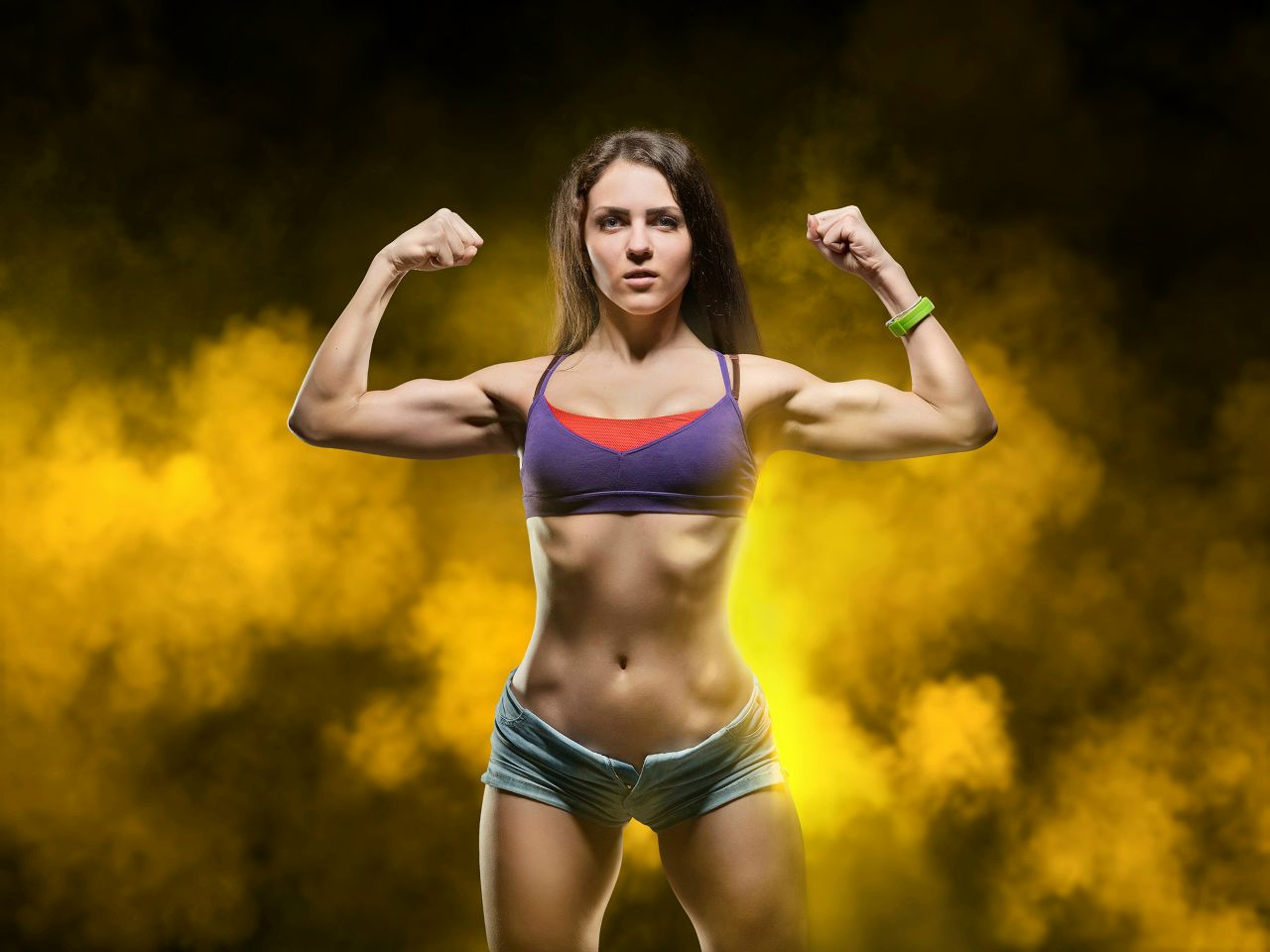 Athletic girls in Santiago de los Trainta Caballeros